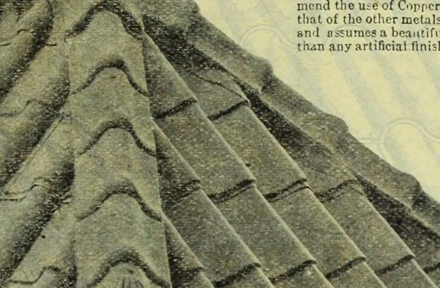 An illustration from Architectural metal work : manufactured by W.H. Mullins, Salem, Ohio, U.S.A, 1897, leaf 48