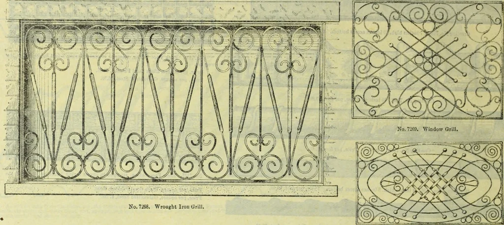 An illustration from Architectural metal work : manufactured by W.H. Mullins, Salem, Ohio, U.S.A, 1897, leaf 51