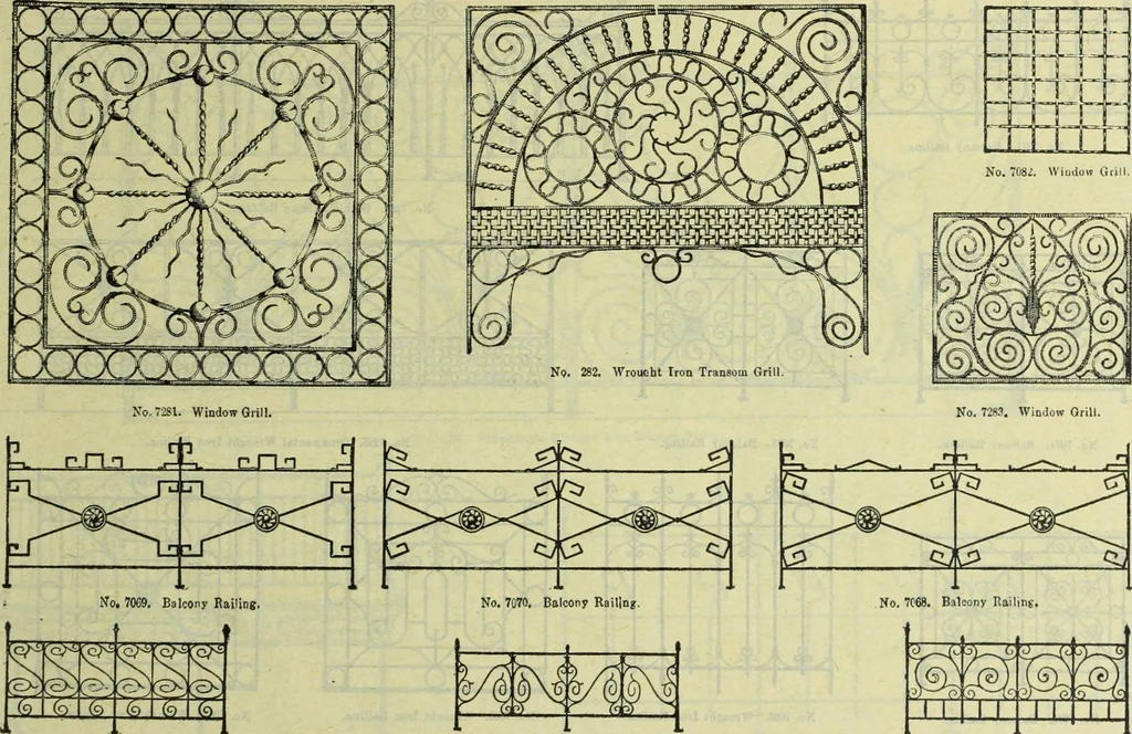 An illustration from Architectural metal work : manufactured by W.H. Mullins, Salem, Ohio, U.S.A, 1897, leaf 54