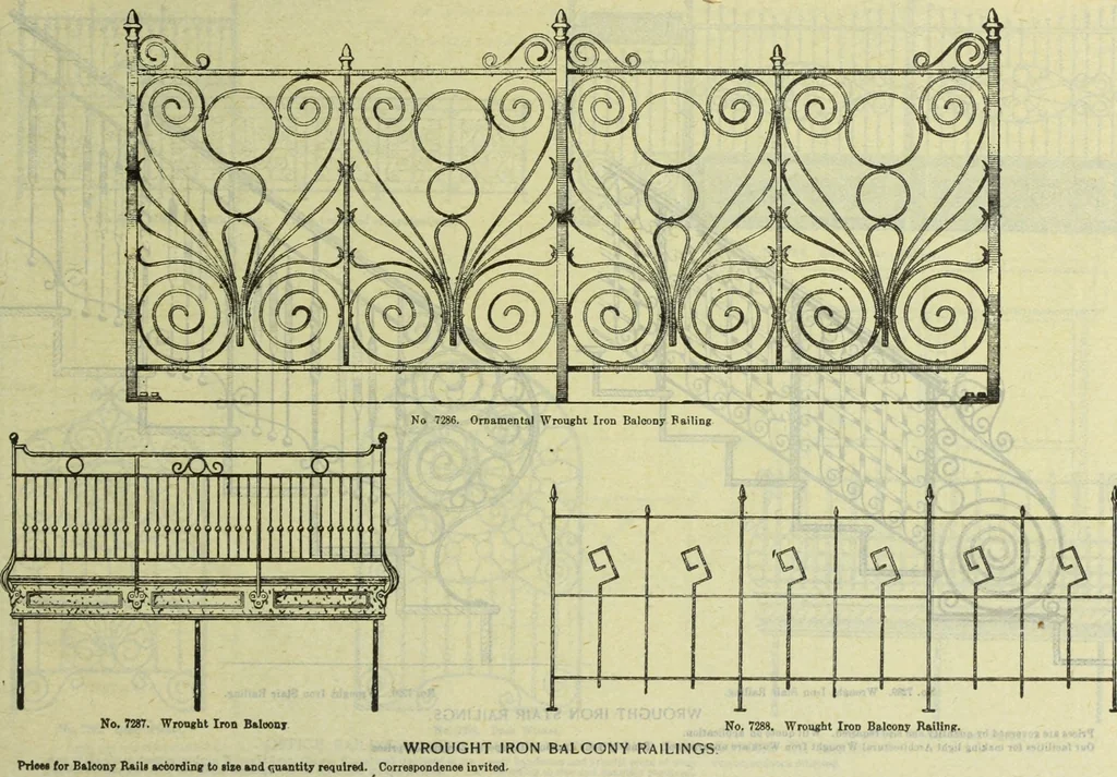 An illustration from Architectural metal work : manufactured by W.H. Mullins, Salem, Ohio, U.S.A, 1897, leaf 56