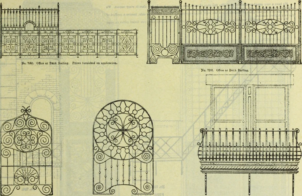 An illustration from Architectural metal work : manufactured by W.H. Mullins, Salem, Ohio, U.S.A, 1897, leaf 58