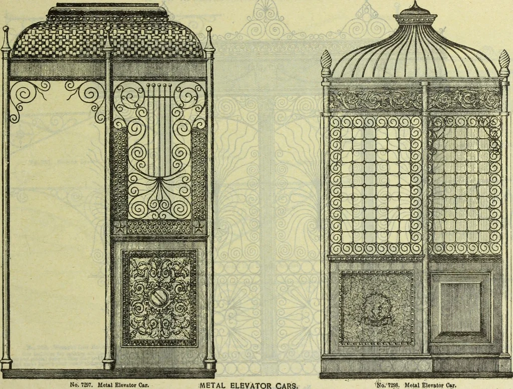 An illustration from Architectural metal work : manufactured by W.H. Mullins, Salem, Ohio, U.S.A, 1897, leaf 60