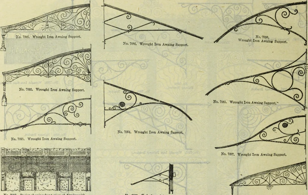 An illustration from Architectural metal work : manufactured by W.H. Mullins, Salem, Ohio, U.S.A, 1897, leaf 63