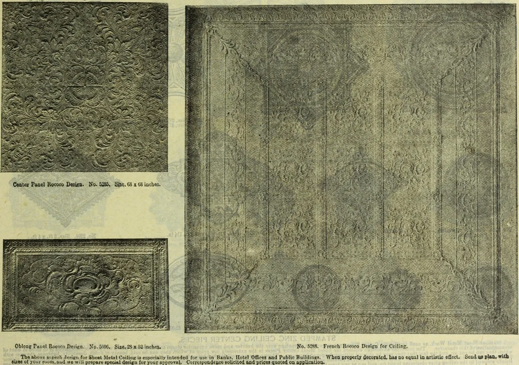 An illustration from Architectural metal work : manufactured by W.H. Mullins, Salem, Ohio, U.S.A, 1897, leaf 66