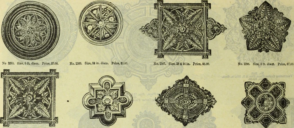 An illustration from Architectural metal work : manufactured by W.H. Mullins, Salem, Ohio, U.S.A, 1897, leaf 69