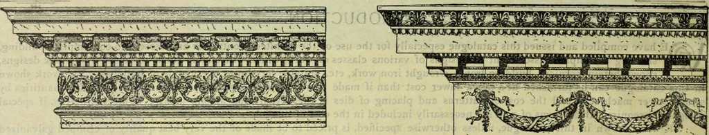 An illustration from Architectural metal work : manufactured by W.H. Mullins, Salem, Ohio, U.S.A, 1897, leaf 7