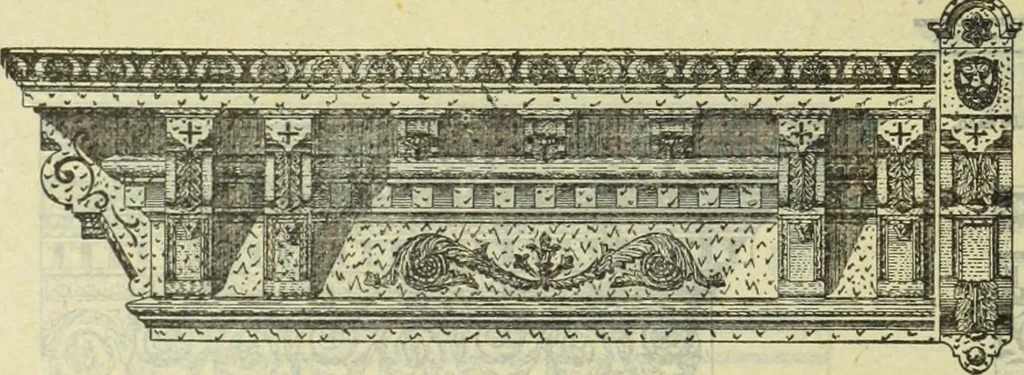 An illustration from Architectural metal work : manufactured by W.H. Mullins, Salem, Ohio, U.S.A, 1897, leaf 9