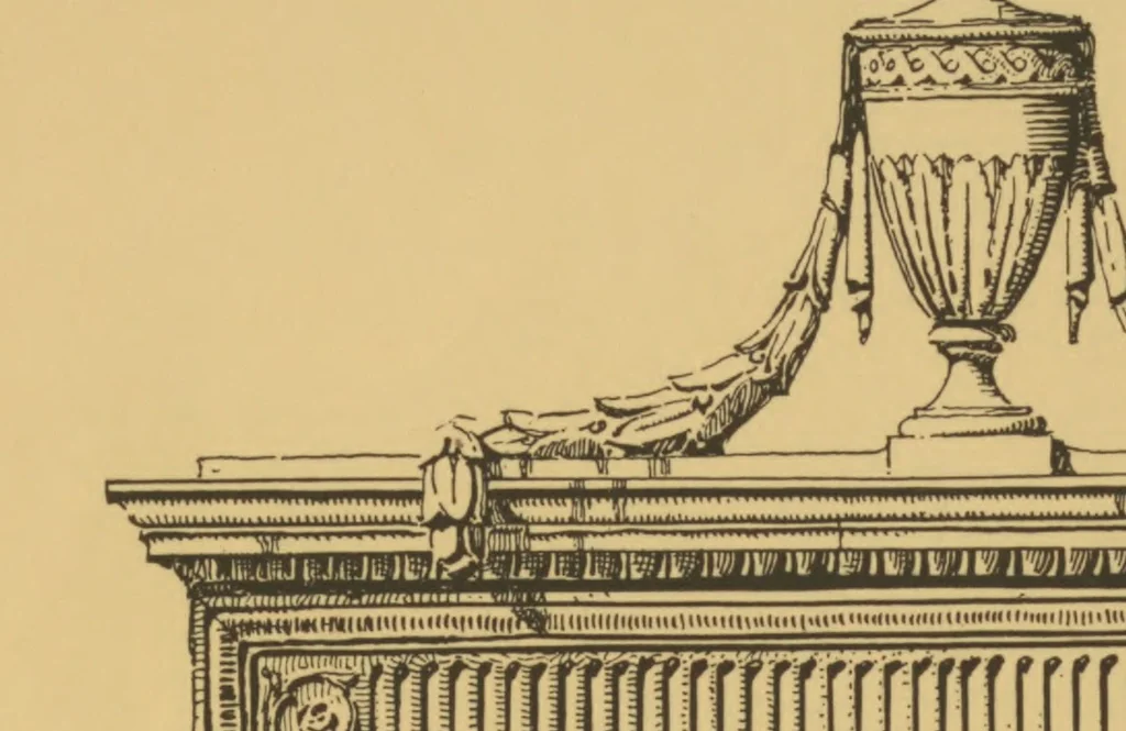 An illustration from An architectural monograph on Marblehead, its contribution to eighteenth and early nineteenth century American architecture, 1918, leaf 6