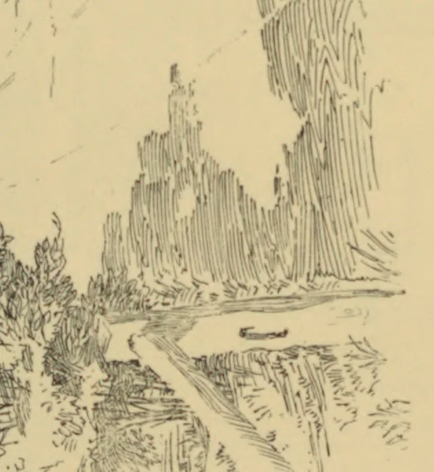 An illustration from An Architectural monograph on a roadside tavern to be built of white pine; competition drawings, 1920, leaf 18
