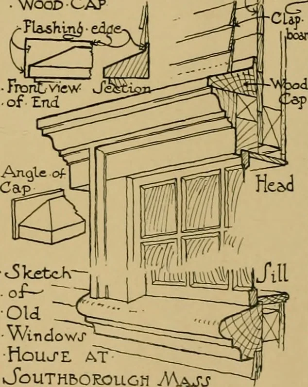 An illustration from An architectural monograph on New England colonial houses,, 1915, leaf 11