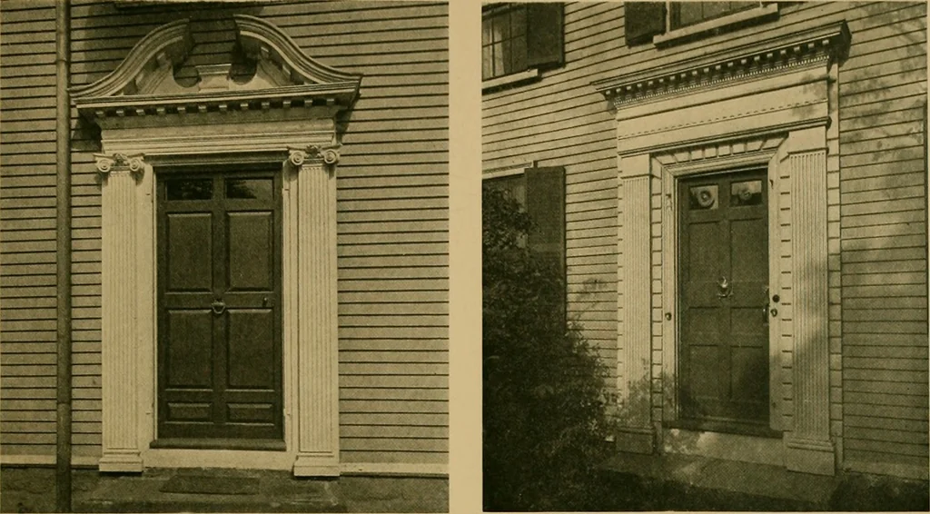 An illustration from An architectural monograph on New England colonial houses,, 1915, leaf 14