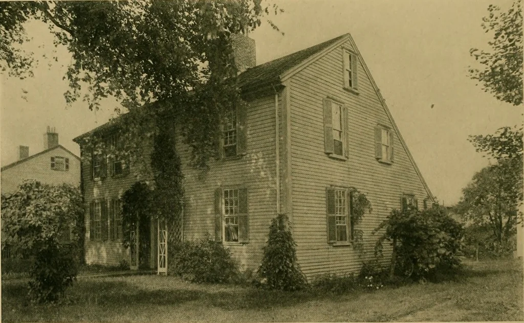 An illustration from An architectural monograph on New England colonial houses,, 1915, leaf 9