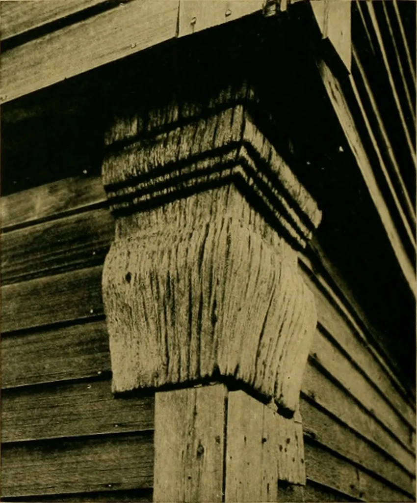 An illustration from An architectural monograph on colonial cottages, 1915, leaf 7