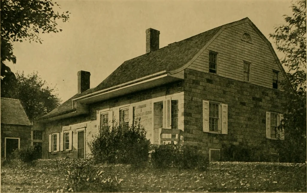 An illustration from An architectural monograph on farm houses of New Netherlands, 1915, leaf 13