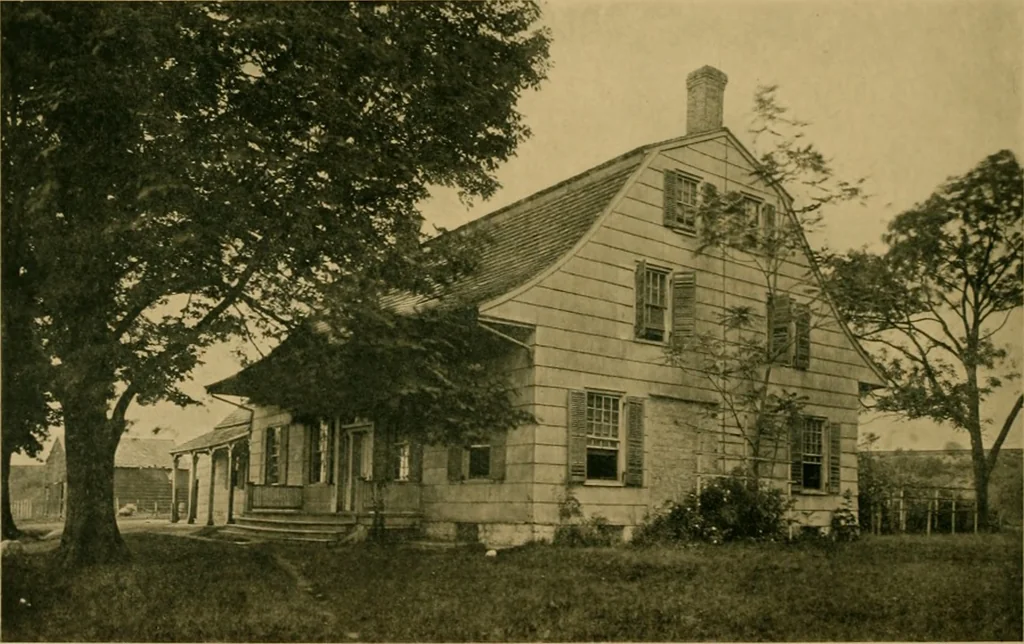 An illustration from An architectural monograph on farm houses of New Netherlands, 1915, leaf 13