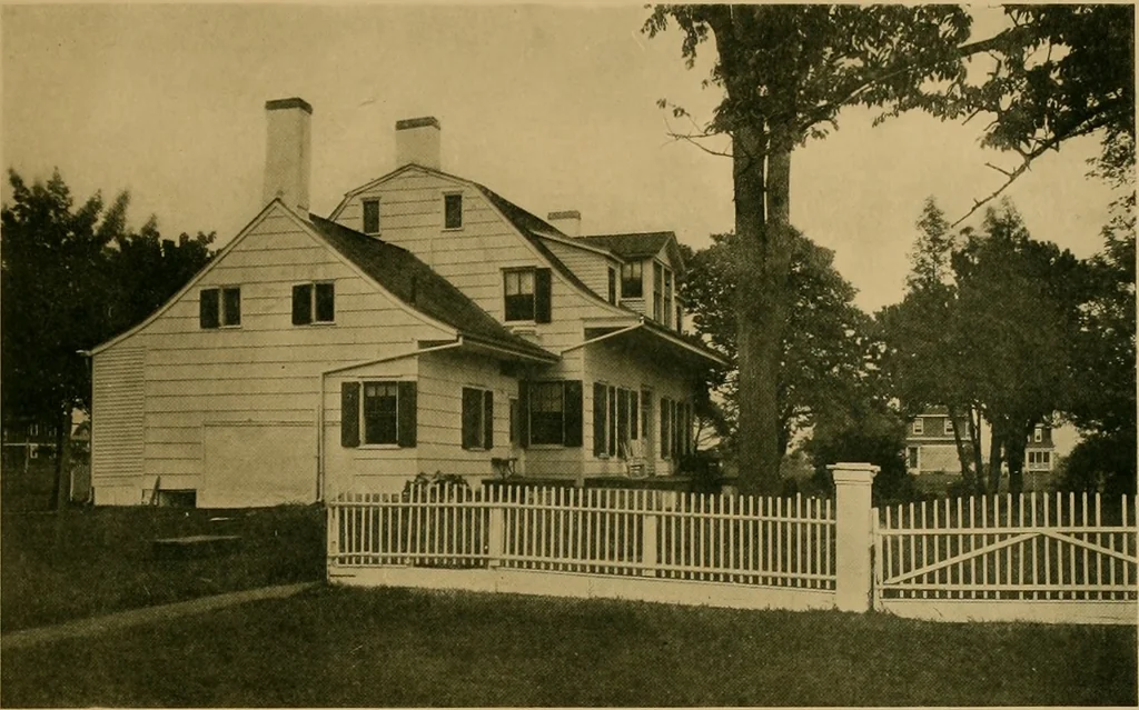 An illustration from An architectural monograph on farm houses of New Netherlands, 1915, leaf 14