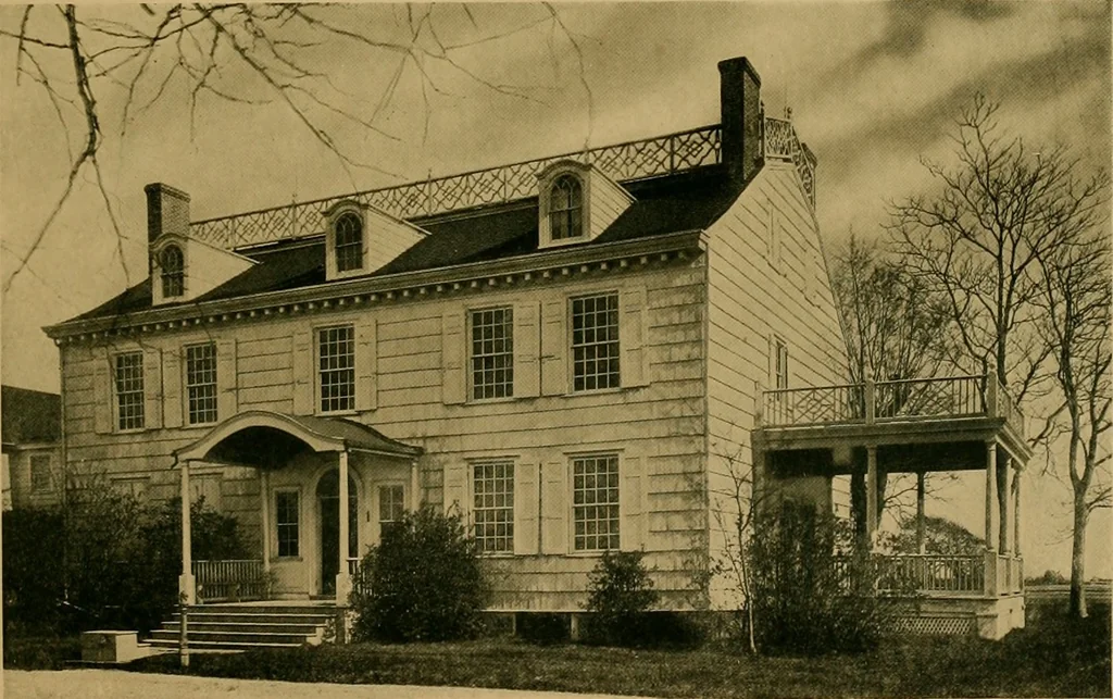 An illustration from An architectural monograph on farm houses of New Netherlands, 1915, leaf 14