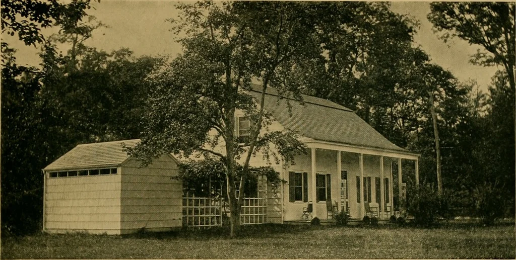 An illustration from An architectural monograph on farm houses of New Netherlands, 1915, leaf 16