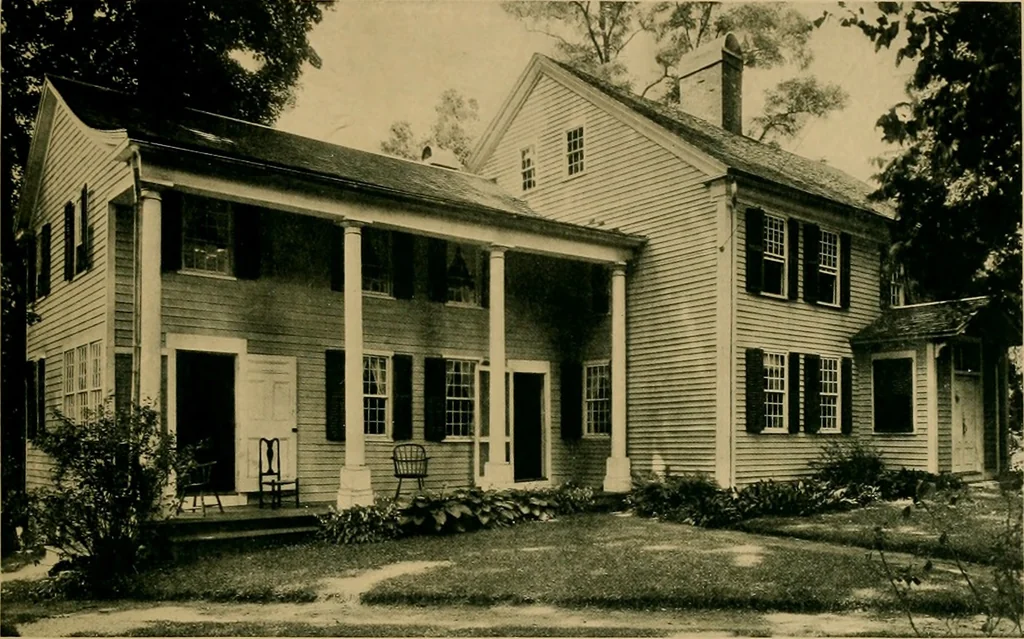 An illustration from An architectural monograph on old Woodbvry & adjacent domestic architecture in Connecticut,, 1916, leaf 14