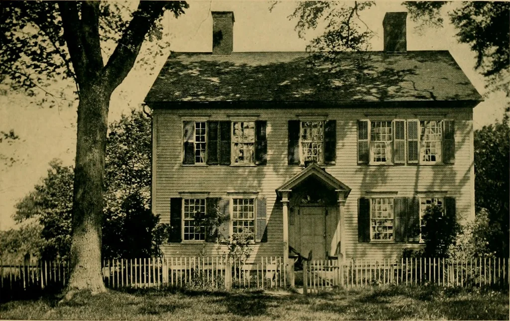 An illustration from An architectural monograph on old Woodbvry & adjacent domestic architecture in Connecticut,, 1916, leaf 14