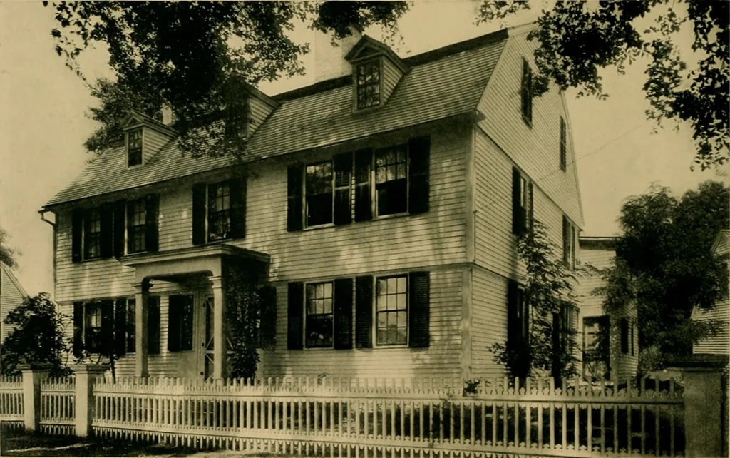 An illustration from An architectural monograph on old Woodbvry & adjacent domestic architecture in Connecticut,, 1916, leaf 7