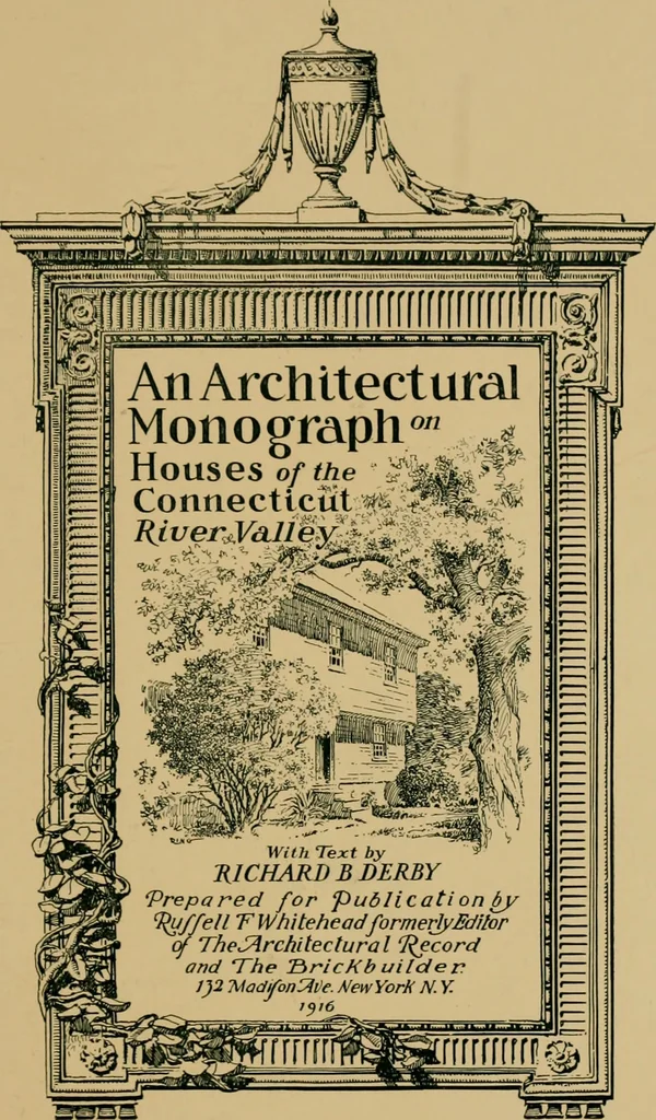 An illustration from An architectural monograph on houses of the Connecticut River Valley,, 1916, leaf 2
