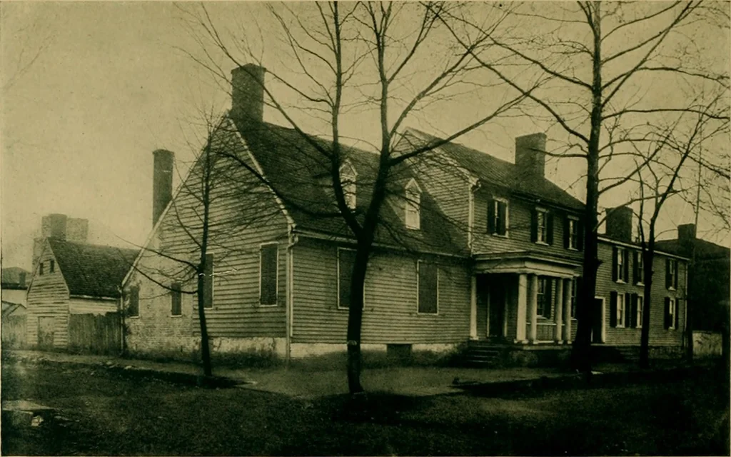 An illustration from An architectural monograph on houses of the southern colonies,, 1916, leaf 11