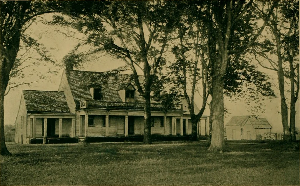 An illustration from An architectural monograph on houses of the southern colonies,, 1916, leaf 13