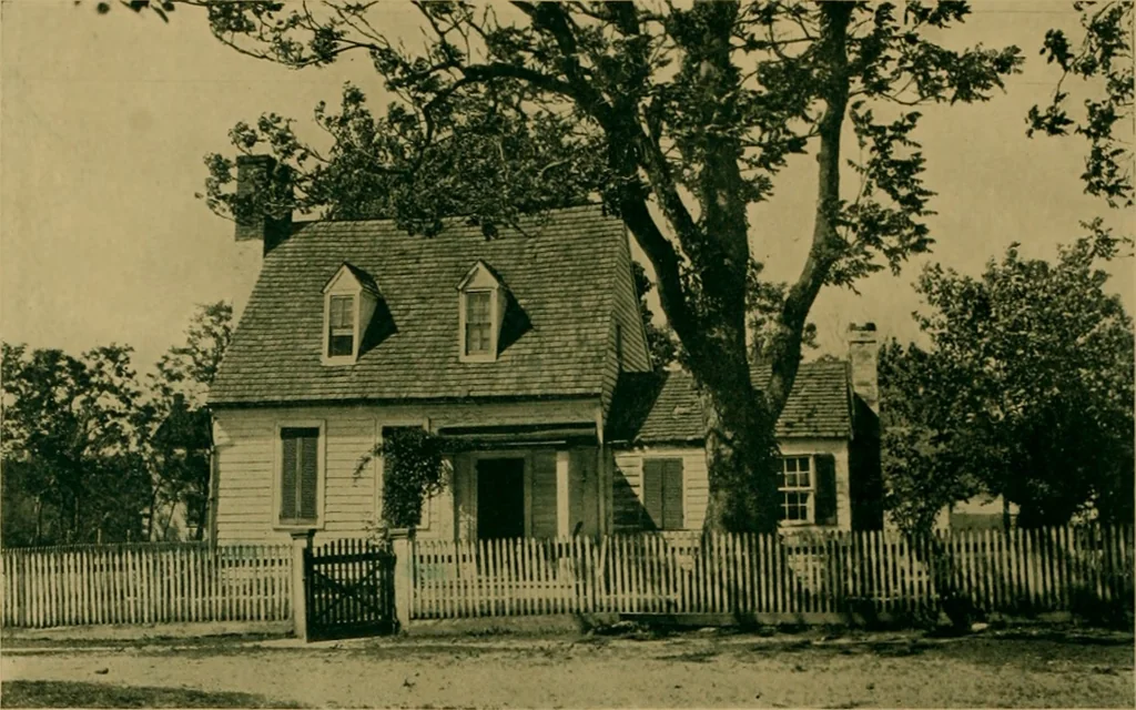An illustration from An architectural monograph on houses of the southern colonies,, 1916, leaf 9