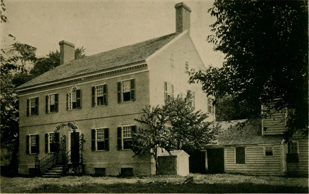 An illustration from An architectural monograph on colonial architecture of the Eastern shore of Maryland,, 1916, leaf 16