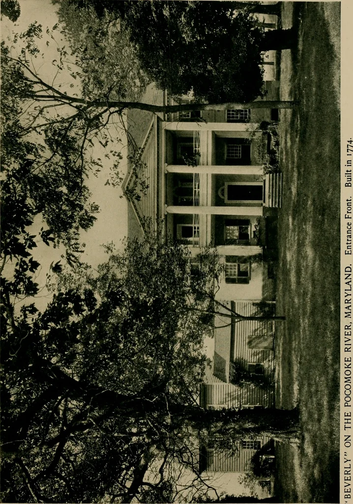 An illustration from An architectural monograph on colonial architecture of the Eastern shore of Maryland,, 1916, leaf 6