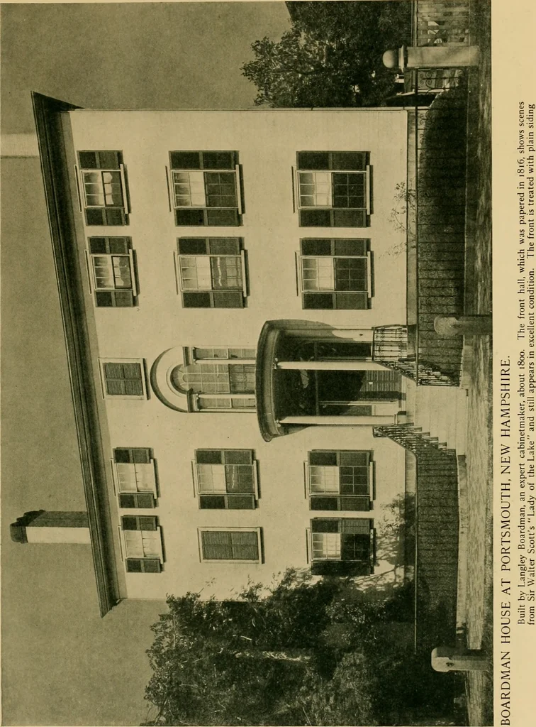 An illustration from An architectural monograph on old three story houses of New England,, 1917, leaf 14