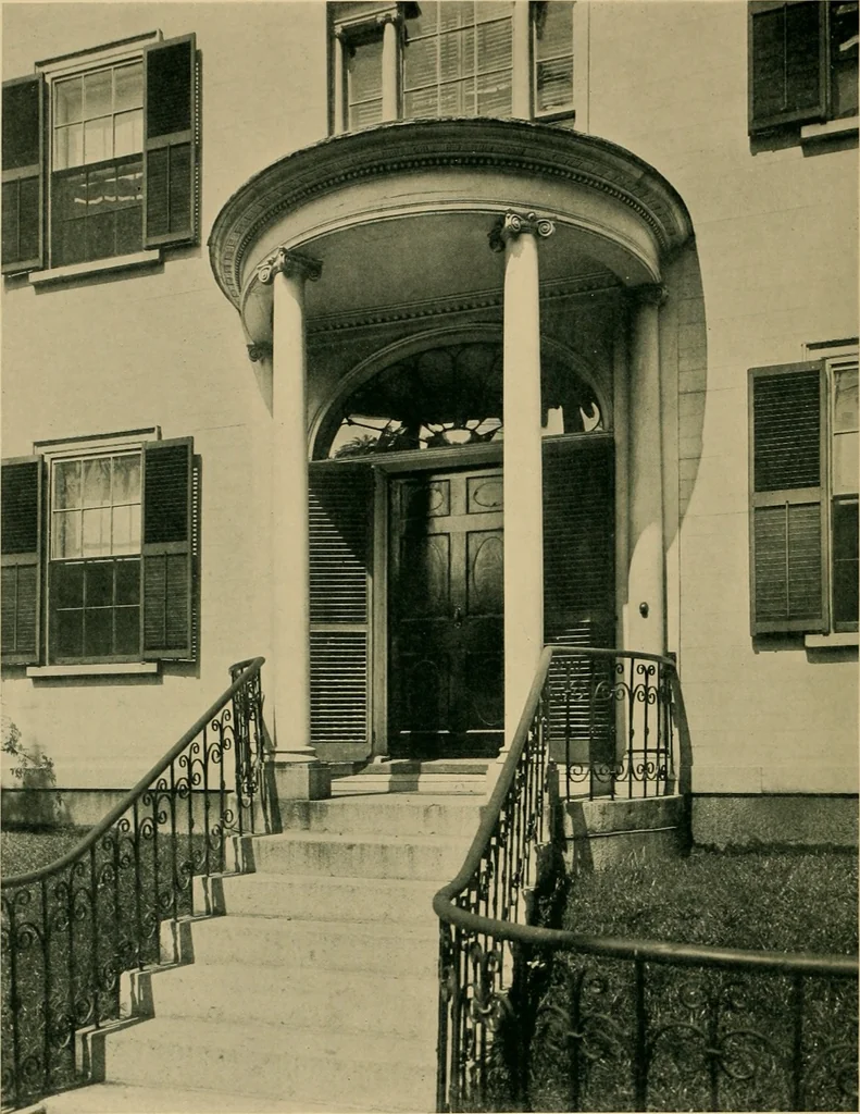 An illustration from An architectural monograph on old three story houses of New England,, 1917, leaf 15