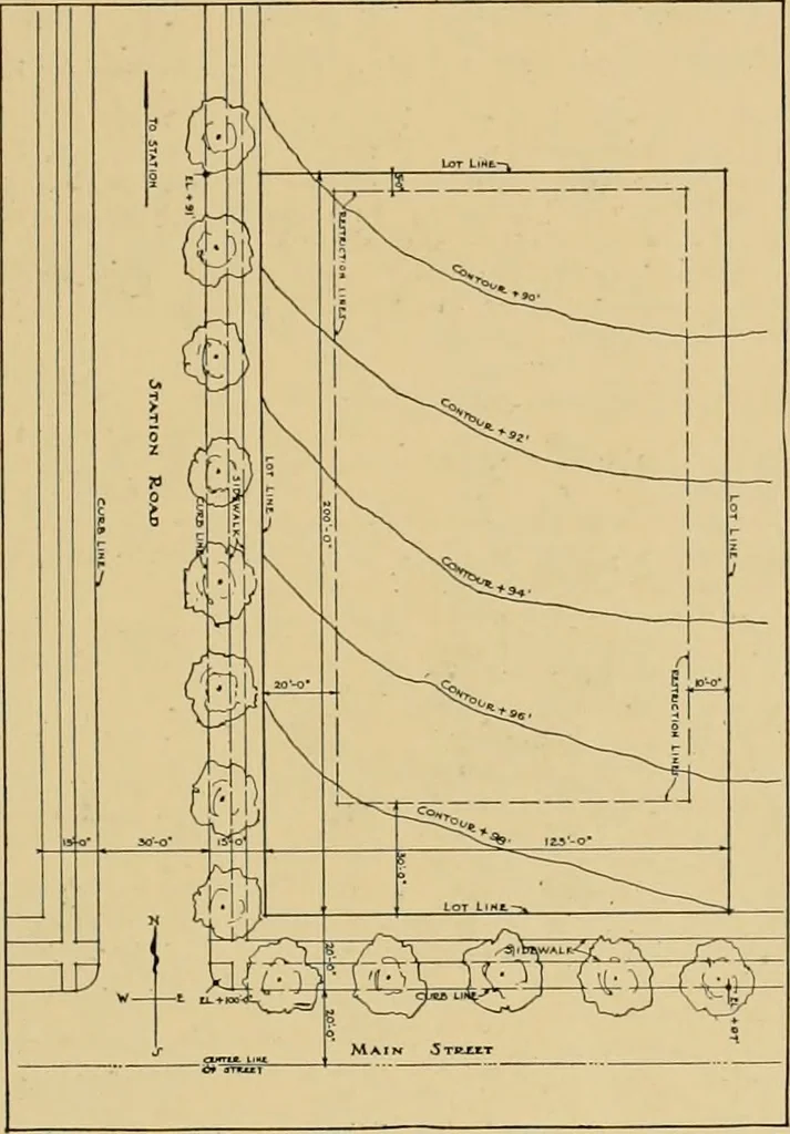 An illustration from An architectural monograph on old three story houses of New England,, 1917, leaf 16