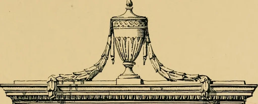 An illustration from An architectural monograph on old three story houses of New England,, 1917, leaf 2