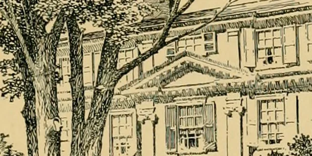 An illustration from An architectural monograph on old three story houses of New England,, 1917, leaf 2