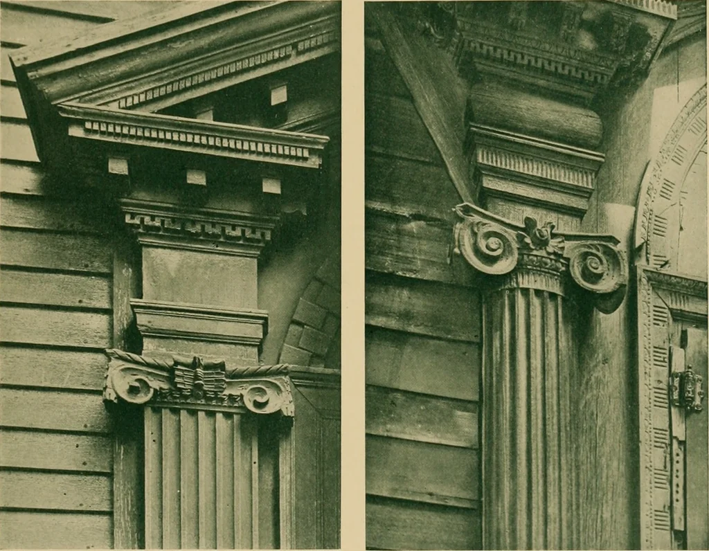 An illustration from An architectural monograph on the Bristol renaissance,, 1917, leaf 14
