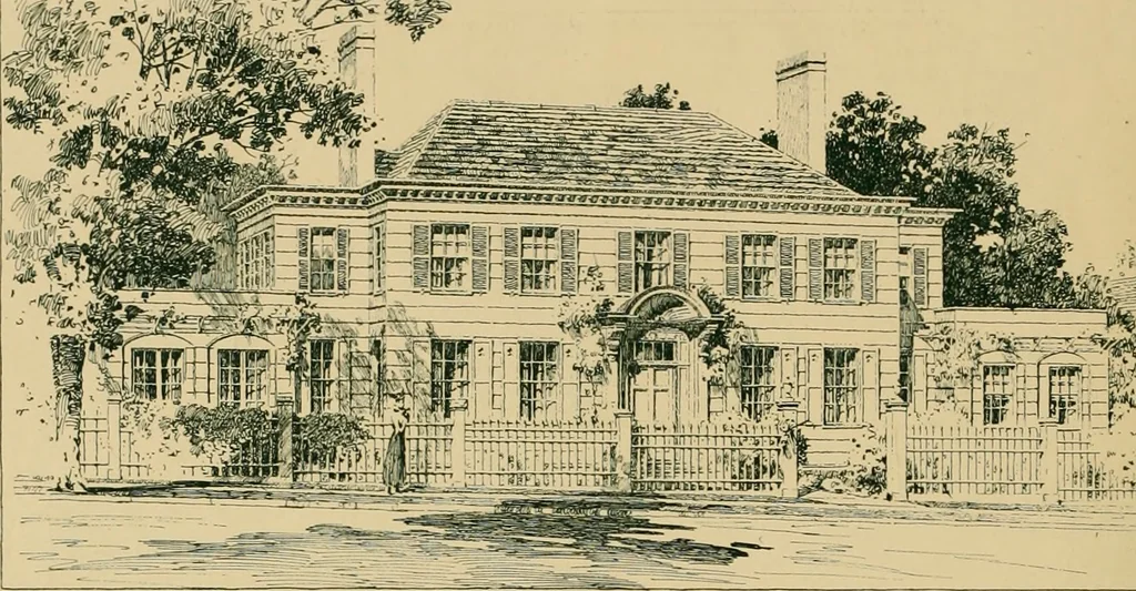 An illustration from An architectural monograph on a white pine hovse; competitive drawings, with report of the jury of architects, 1917, leaf 19