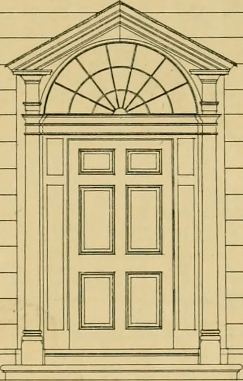 An illustration from An architectural monograph on a white pine hovse; competitive drawings, with report of the jury of architects, 1917, leaf 26