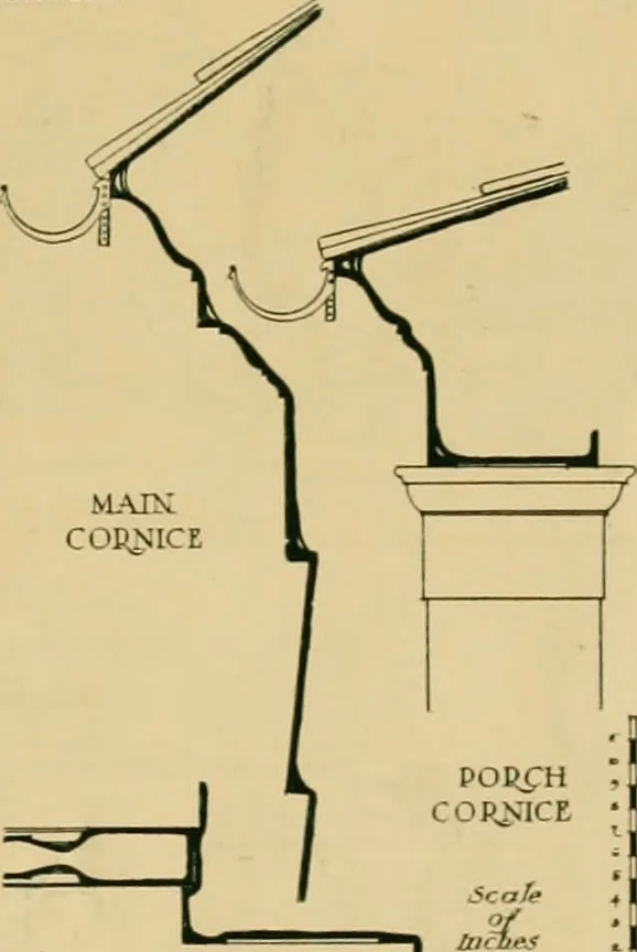 An illustration from An architectural monograph on a white pine hovse; competitive drawings, with report of the jury of architects, 1917, leaf 26