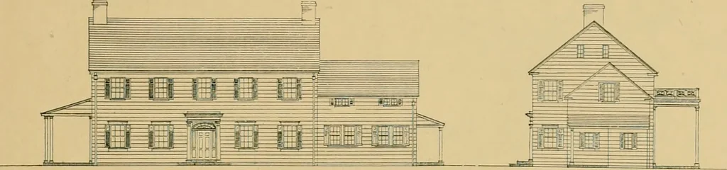 An illustration from An architectural monograph on a white pine hovse; competitive drawings, with report of the jury of architects, 1917, leaf 28