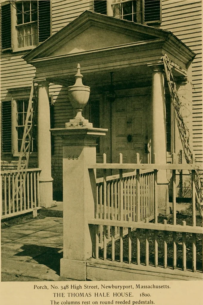 An illustration from An architectural monograph on old homes of Newburyport, Massachusetts,, 1917, leaf 12