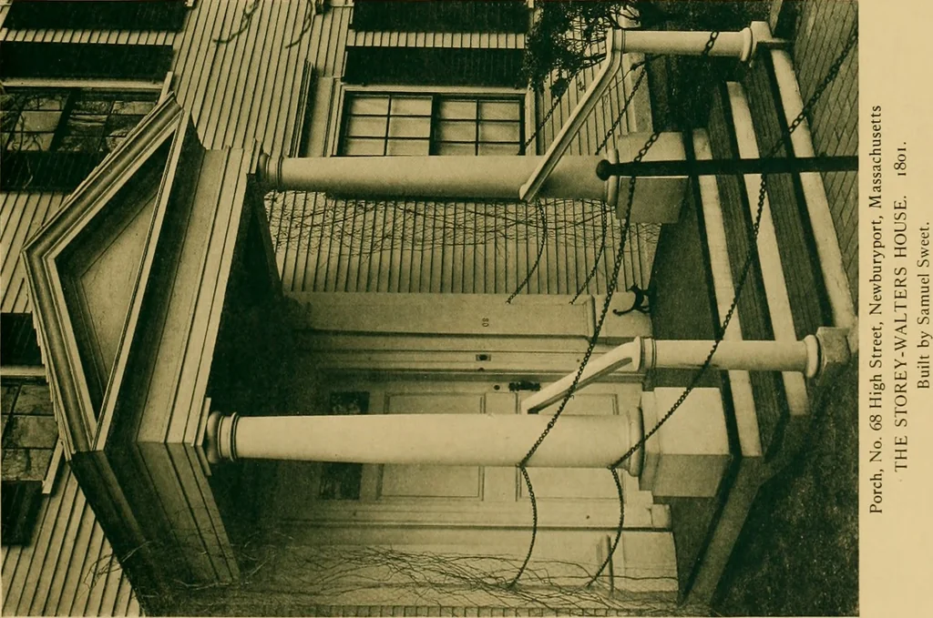 An illustration from An architectural monograph on old homes of Newburyport, Massachusetts,, 1917, leaf 12