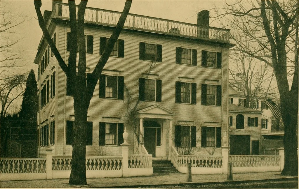 An illustration from An architectural monograph on old homes of Newburyport, Massachusetts,, 1917, leaf 8