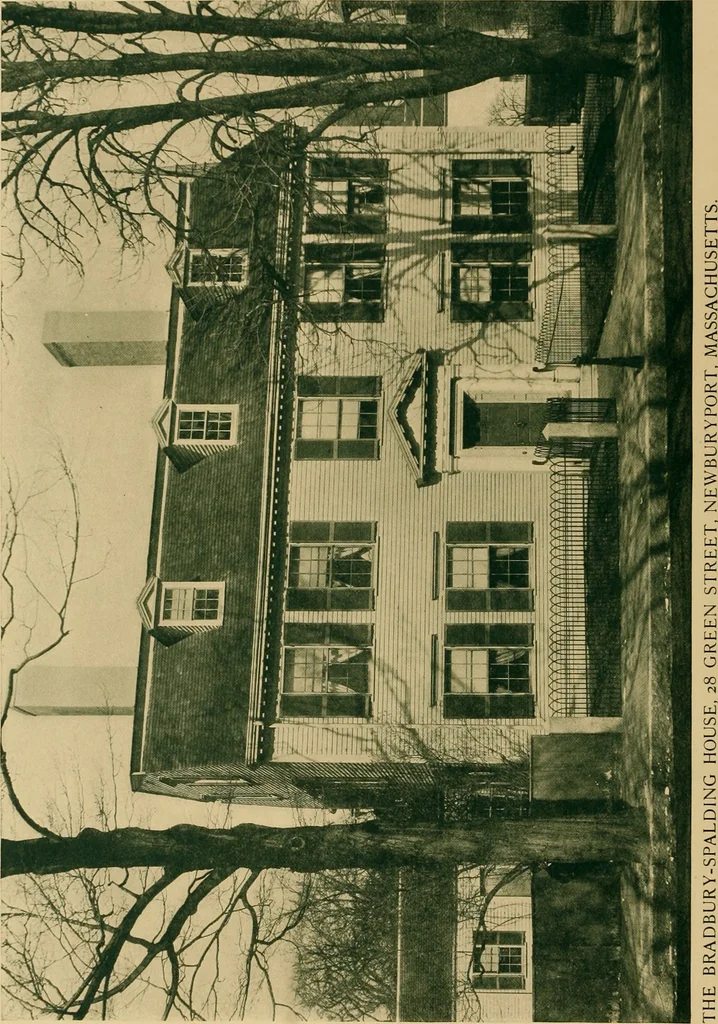 An illustration from An architectural monograph on old homes of Newburyport, Massachusetts,, 1917, leaf 9