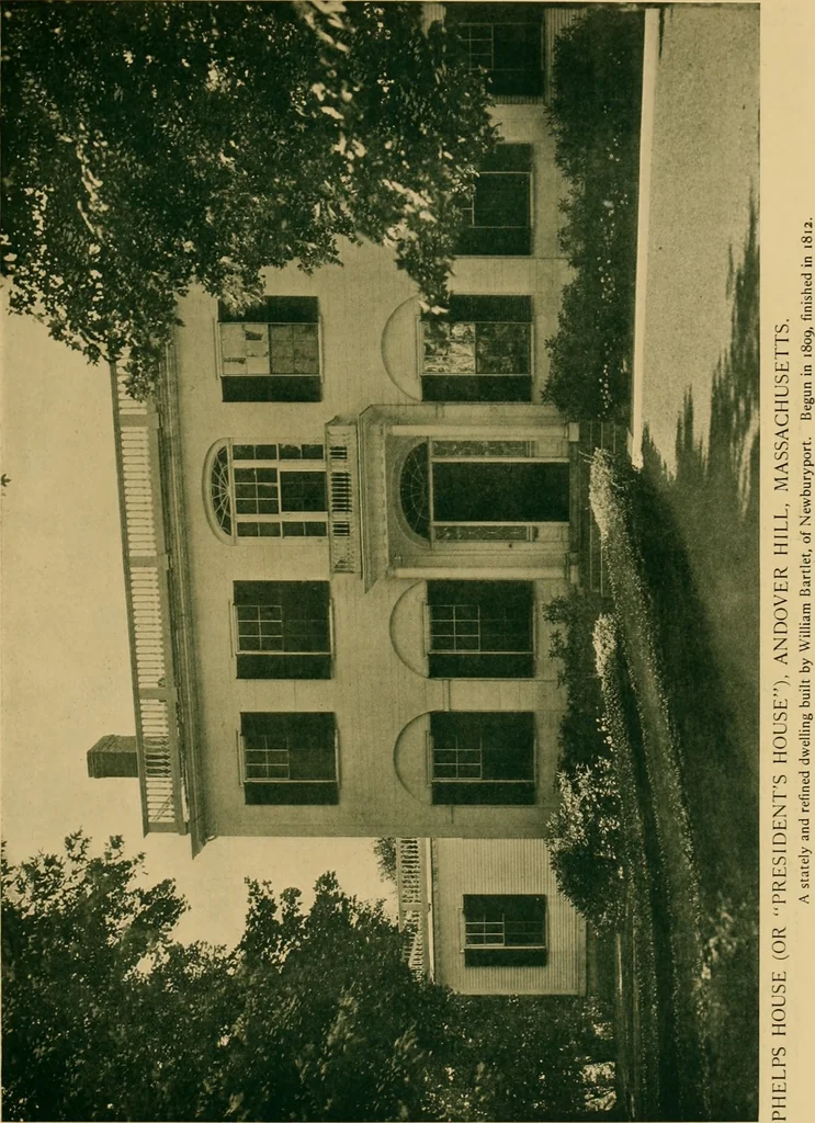 An illustration from An architectural monograph on early wooden architecture in Andover, Mass.,, 1917, leaf 10