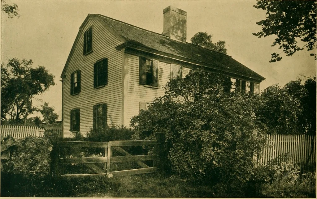 An illustration from An architectural monograph on early wooden architecture in Andover, Mass.,, 1917, leaf 11