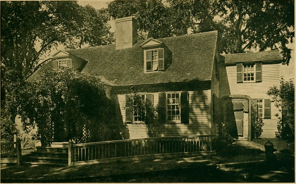 An illustration from An architectural monograph on early wooden architecture in Andover, Mass.,, 1917, leaf 12