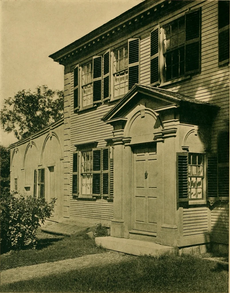 An illustration from An architectural monograph on early wooden architecture in Andover, Mass.,, 1917, leaf 15