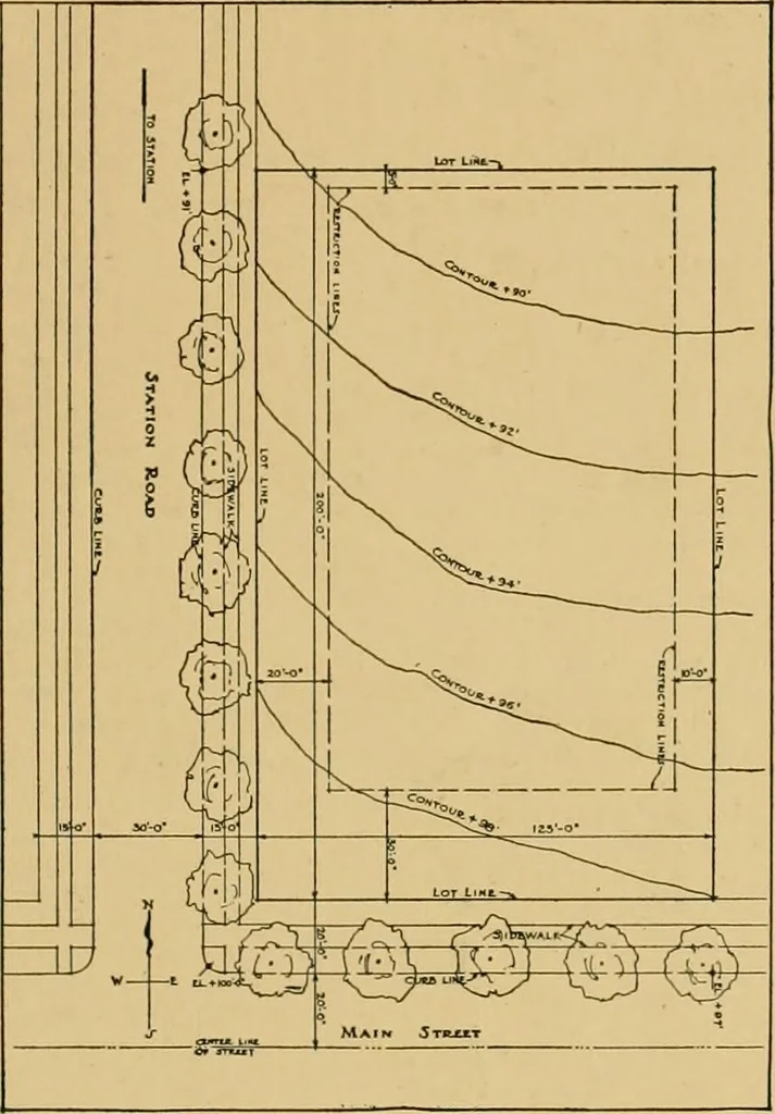 An illustration from An architectural monograph on early wooden architecture in Andover, Mass.,, 1917, leaf 16